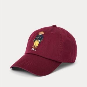 Polo Ralph Lauren Burgundy Bear Hat 🧸